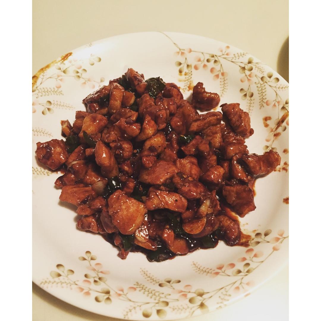青椒炒肉片