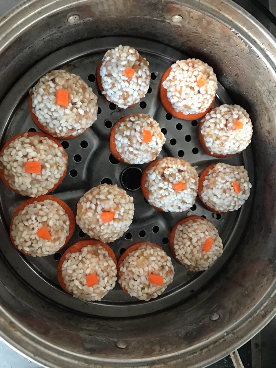 蒸糯米丸子