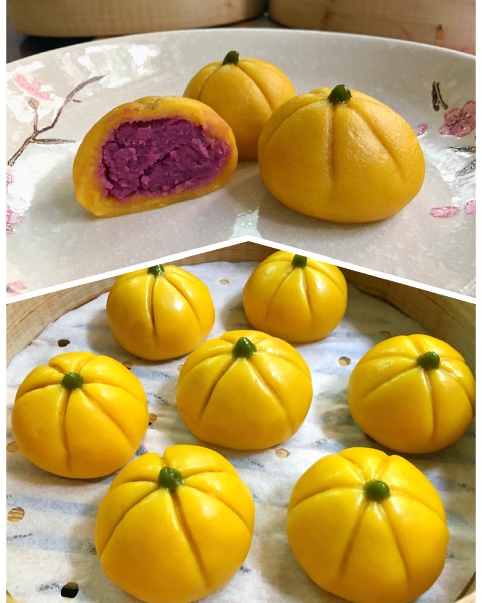 【甜蜜工坊】紫薯南瓜饼