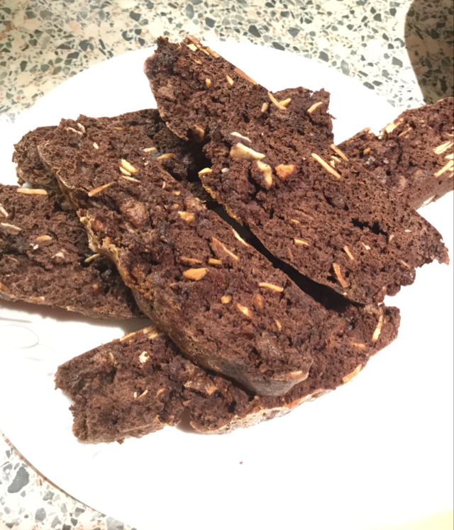 无油杏仁巧克力意式脆饼丨健康·零食（附7个意式脆饼成功要点）