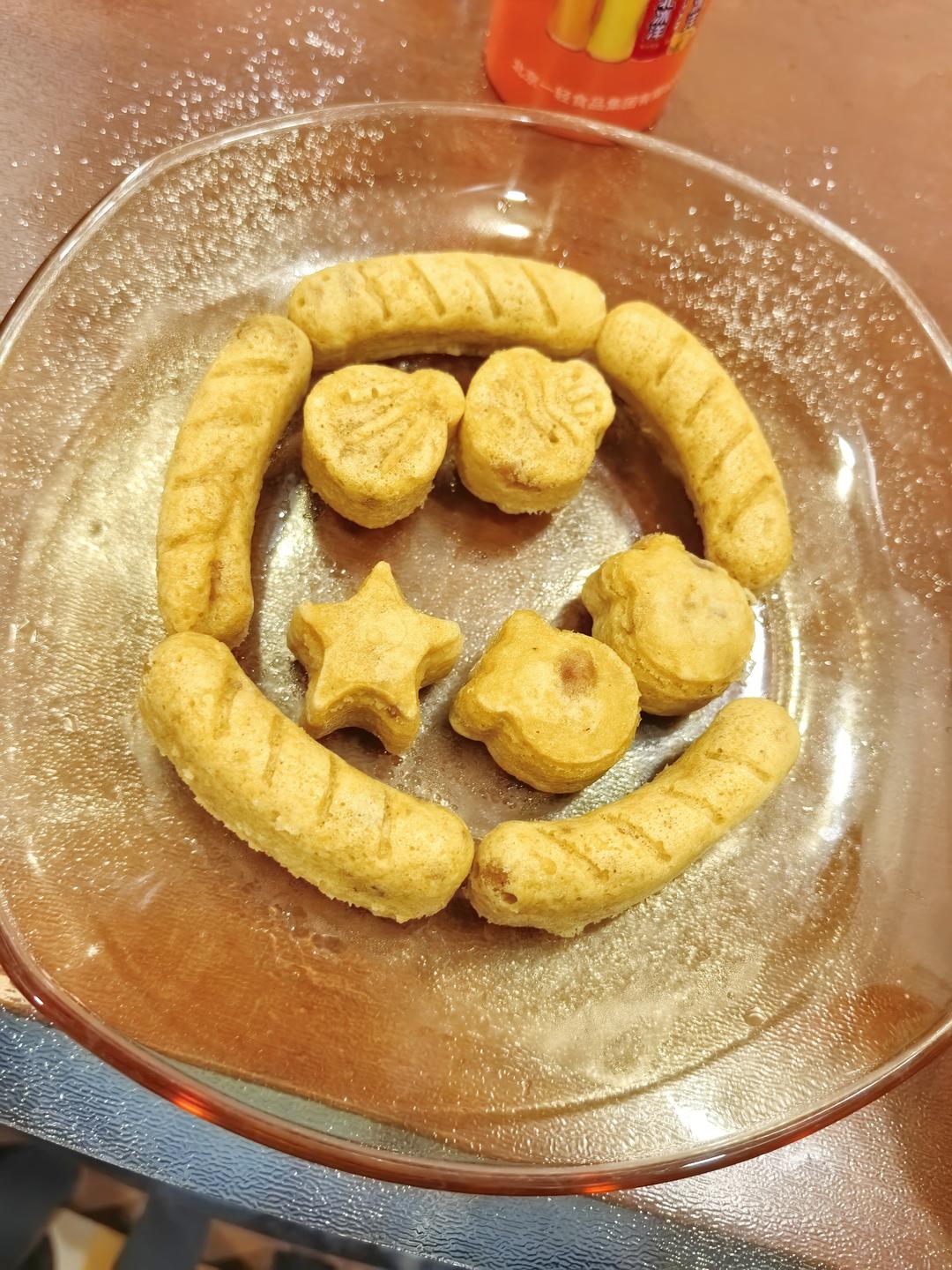 宝宝辅食:苹果红枣蒸糕