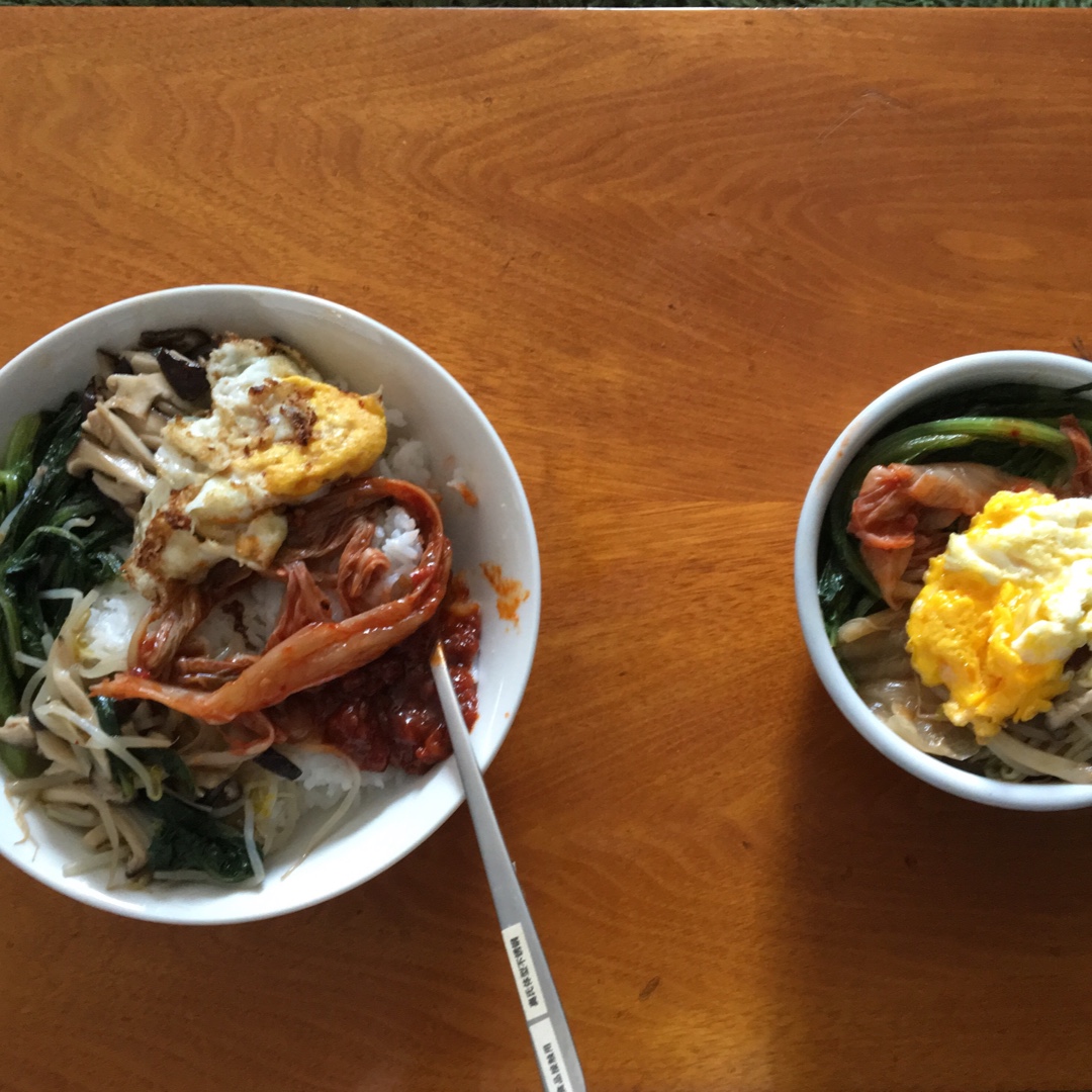 不用石锅的韩式拌饭