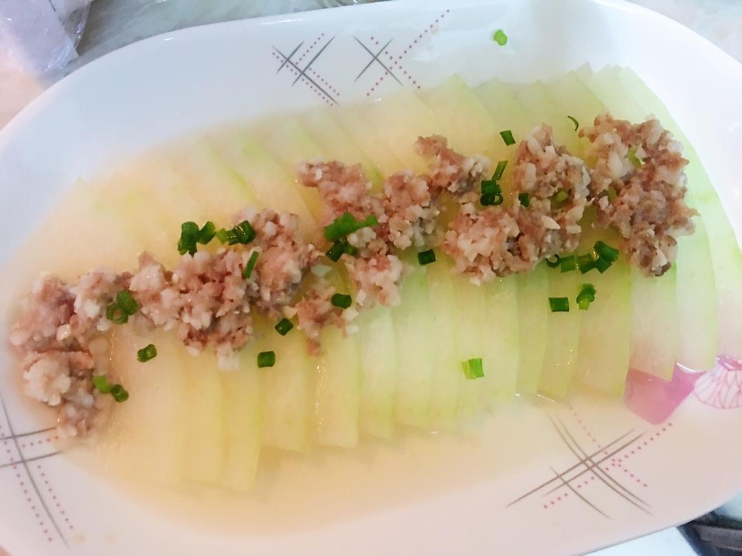 肉末蒸冬瓜