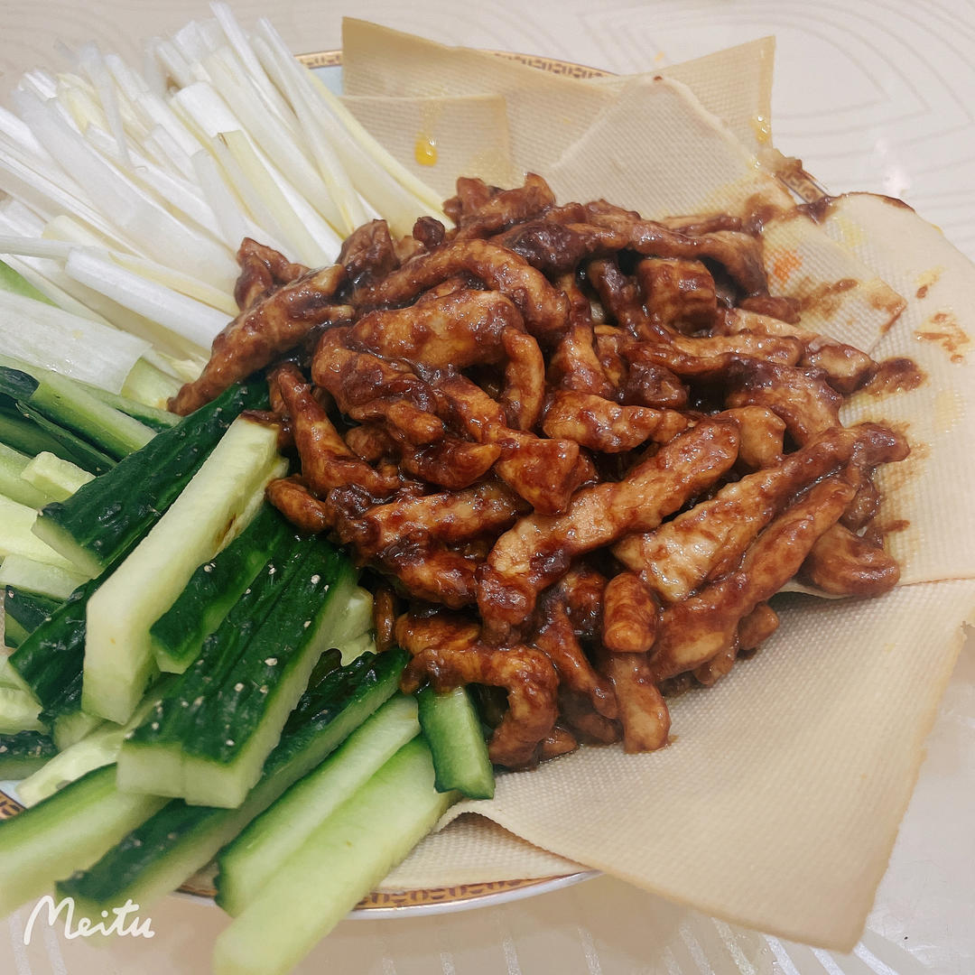 传统做法 京酱肉丝