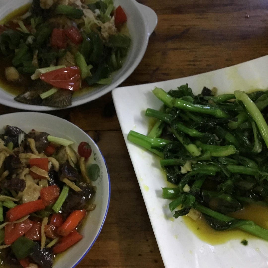青蒜炒腊肉