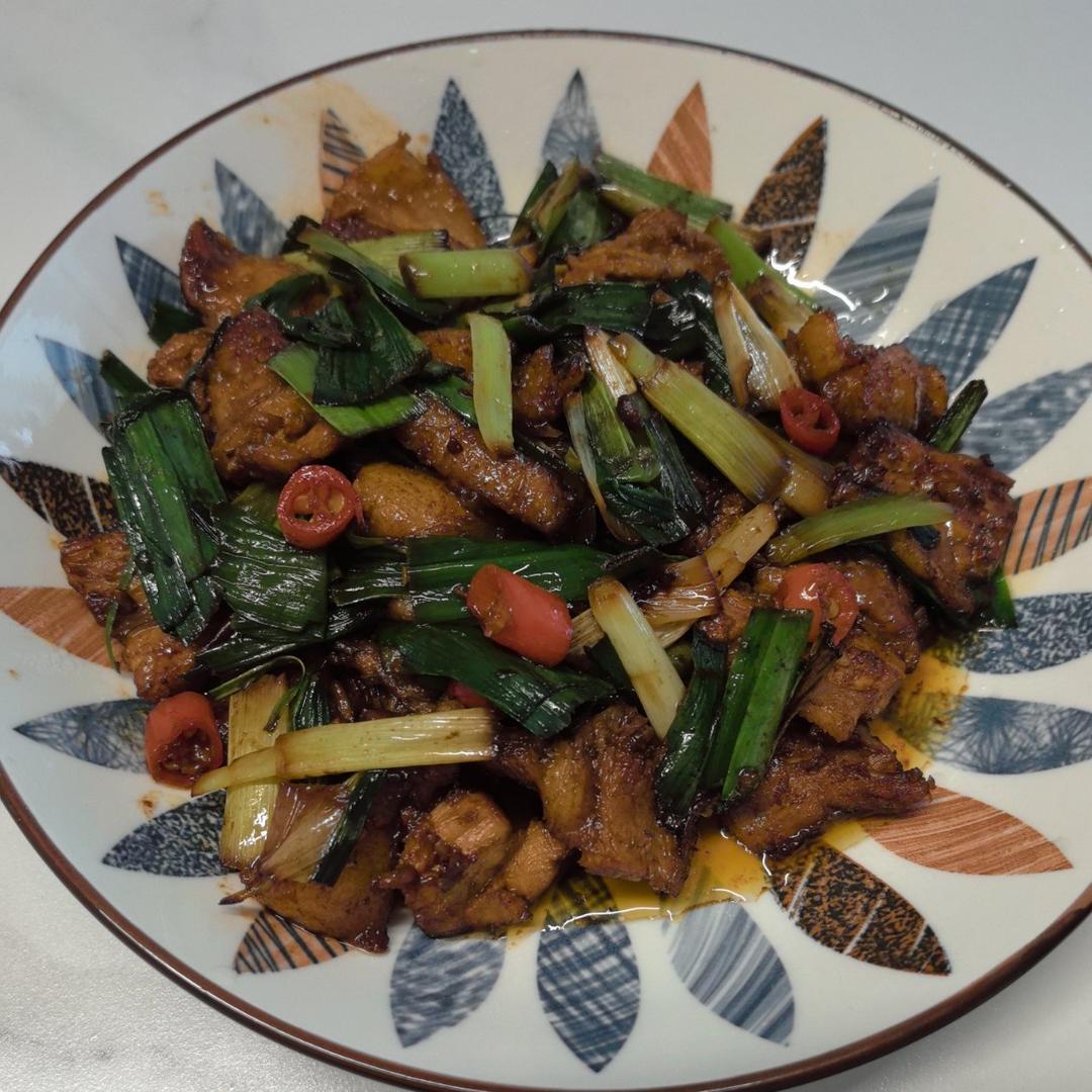 蒜苗回锅肉——经典川菜