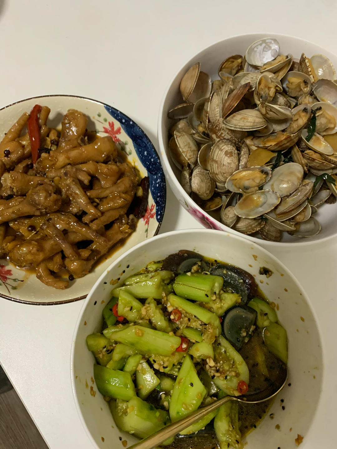 葱姜炒花蛤