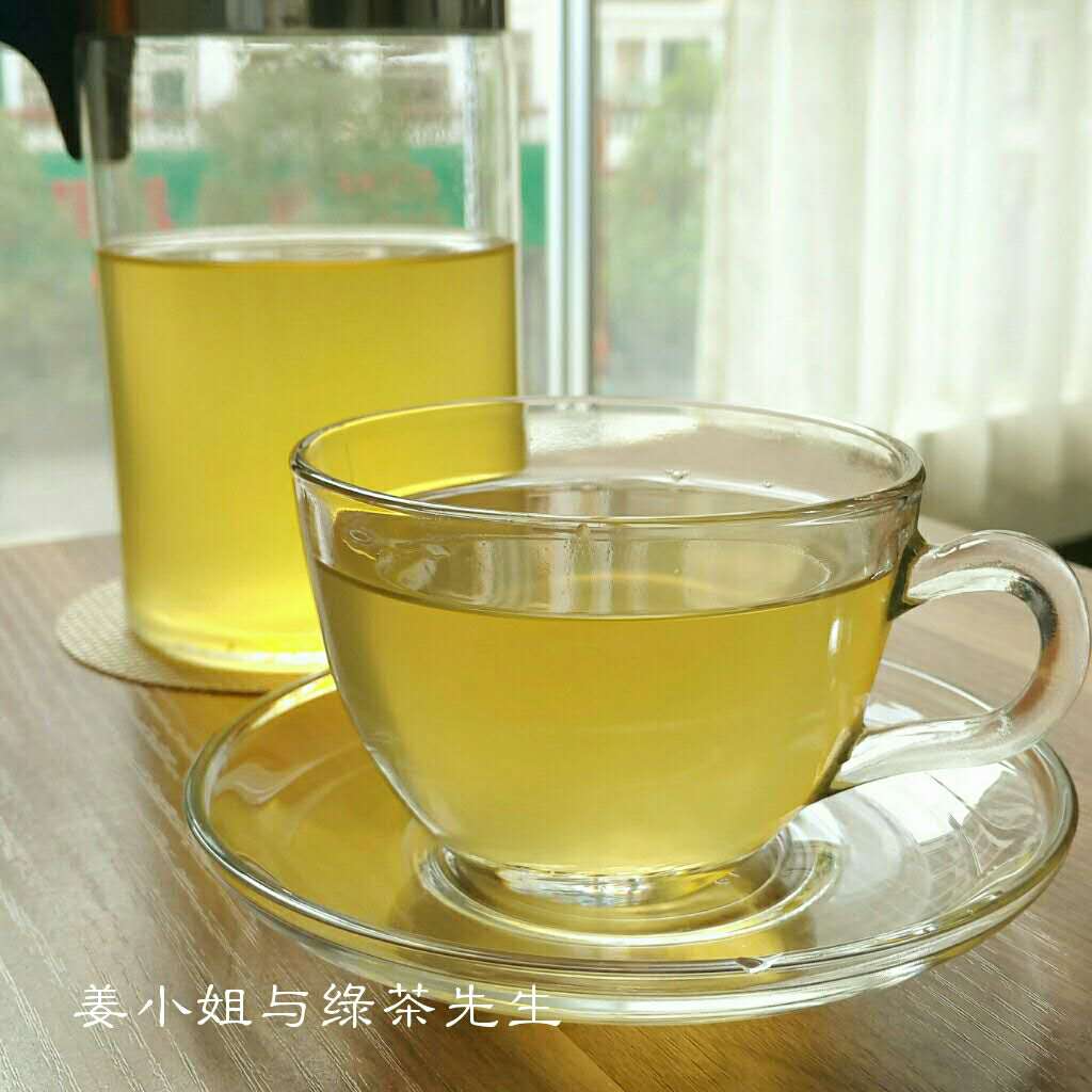 姜汁绿茶的做法