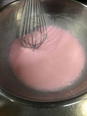 🌸粉嫩樱花蛋糕卷🌸的做法 步骤3