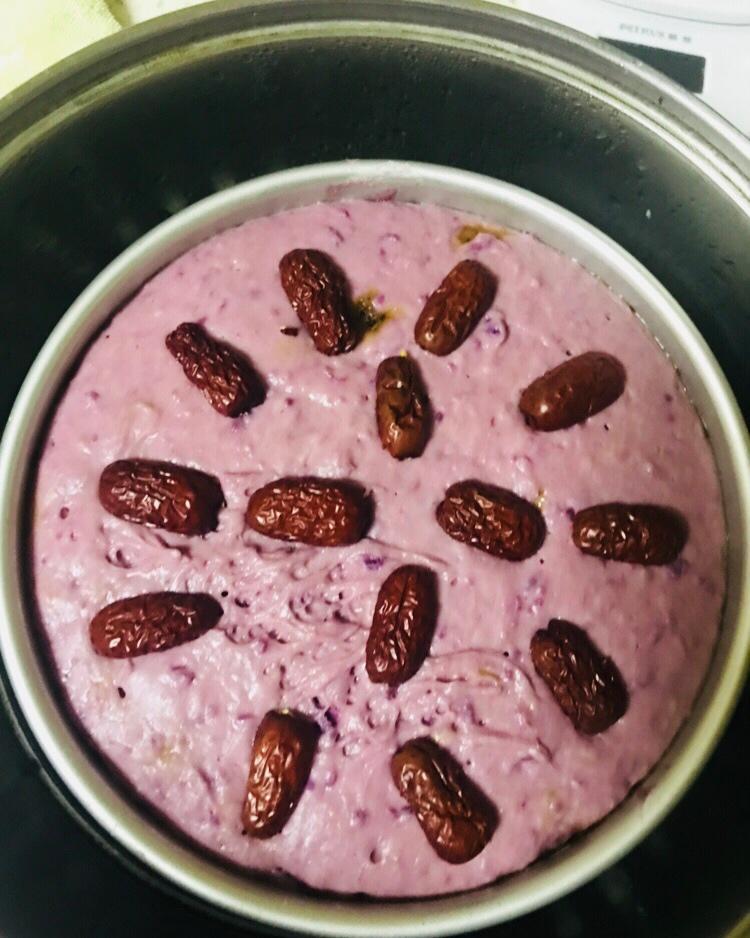 紫薯发糕