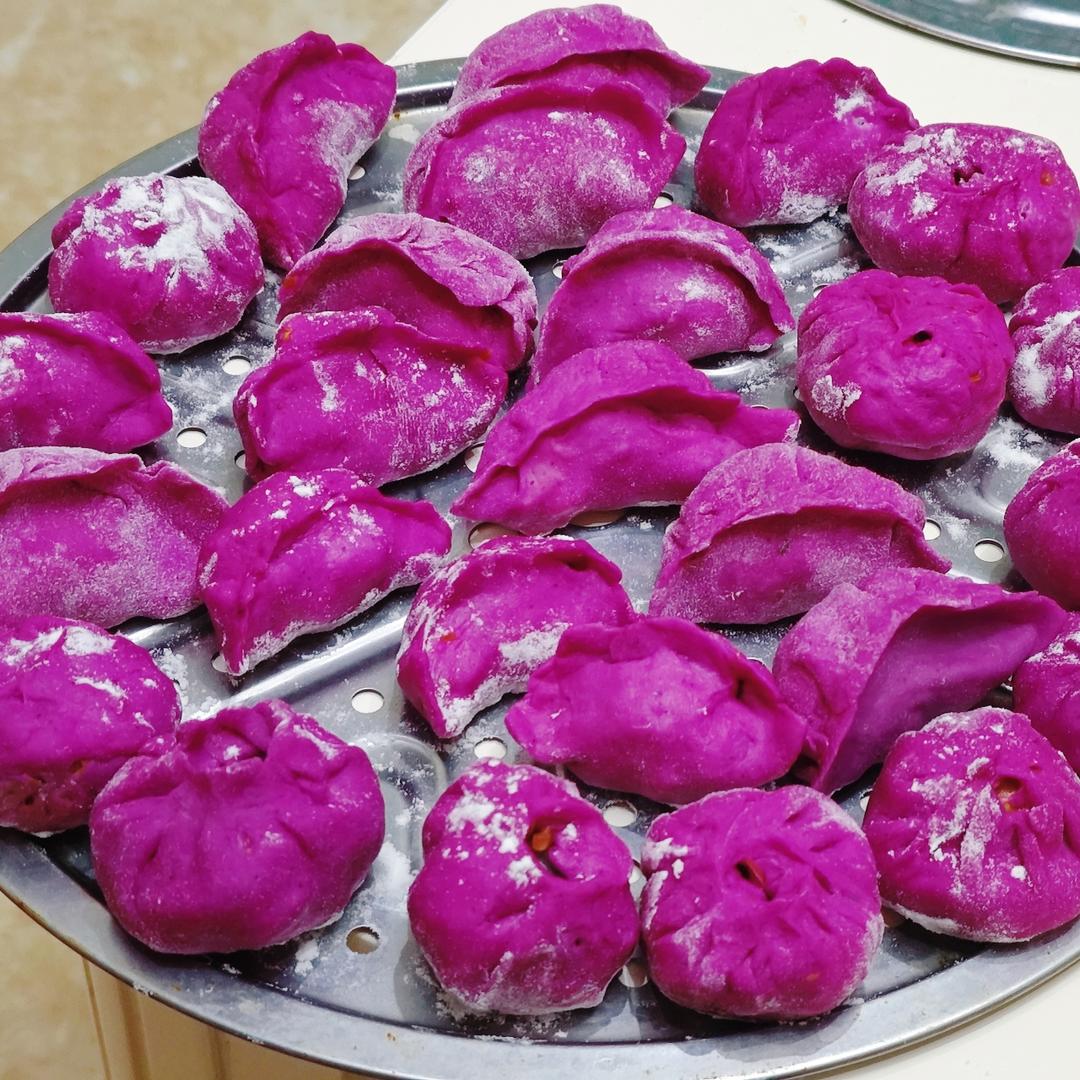 火龙果手工饺子