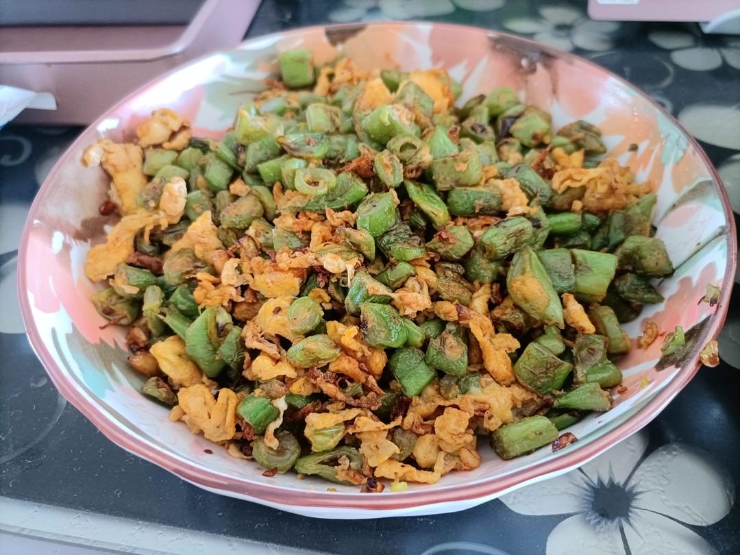 豆角炒蛋超级下饭菜，不好吃算我输