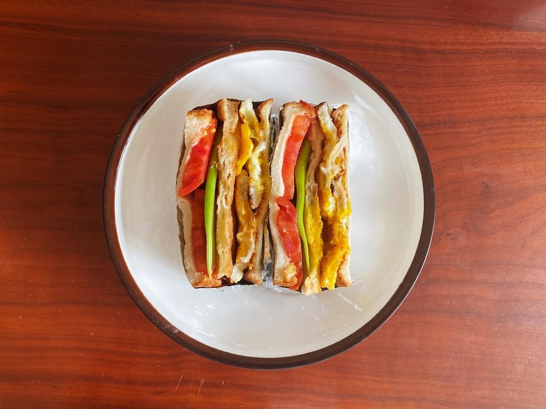 如何做超厚的沼三明治~详细tip！牛油果鸡蛋午餐肉三明治~