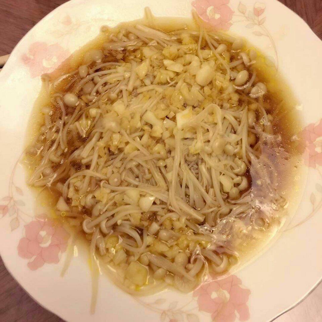 蒜蓉蒸金针菇