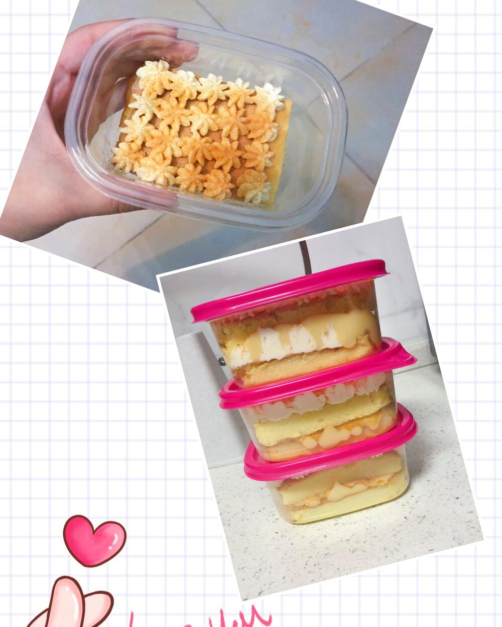 日式豆乳盒子蛋糕