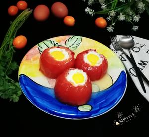 蒸番茄盅荷包蛋的做法 步骤6