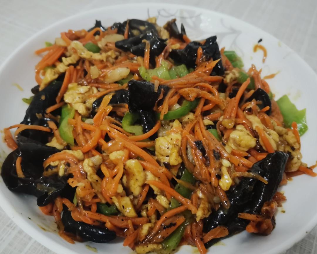 简易版  鱼香肉丝