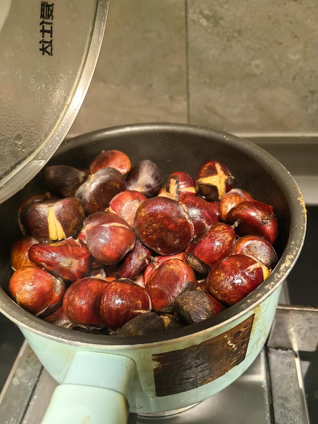 好吃好看又好剥皮的水煮板栗