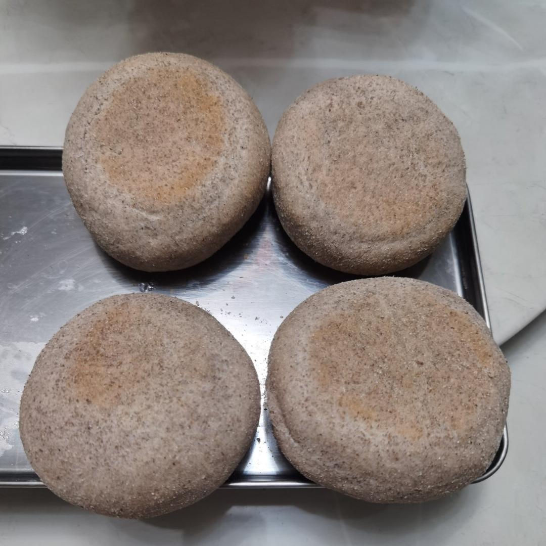 无糖无油全麦麦芬/简单好做好吃/一次发酵