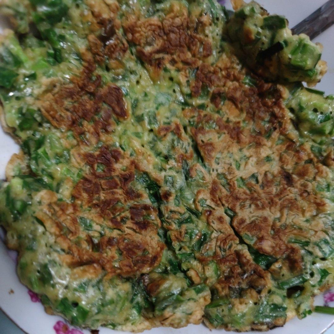 韭菜鸡蛋饼