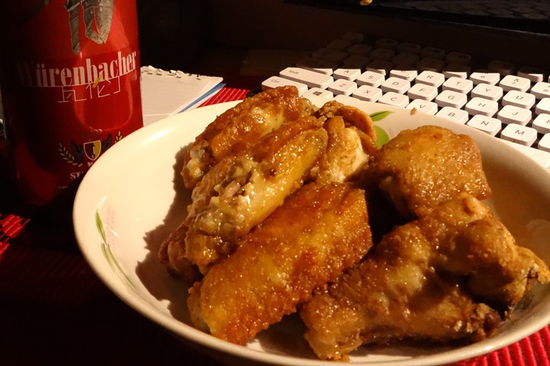 烤出来的炸鸡翅