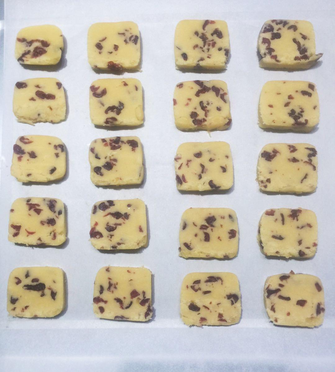 低糖少油版蔓越莓饼干