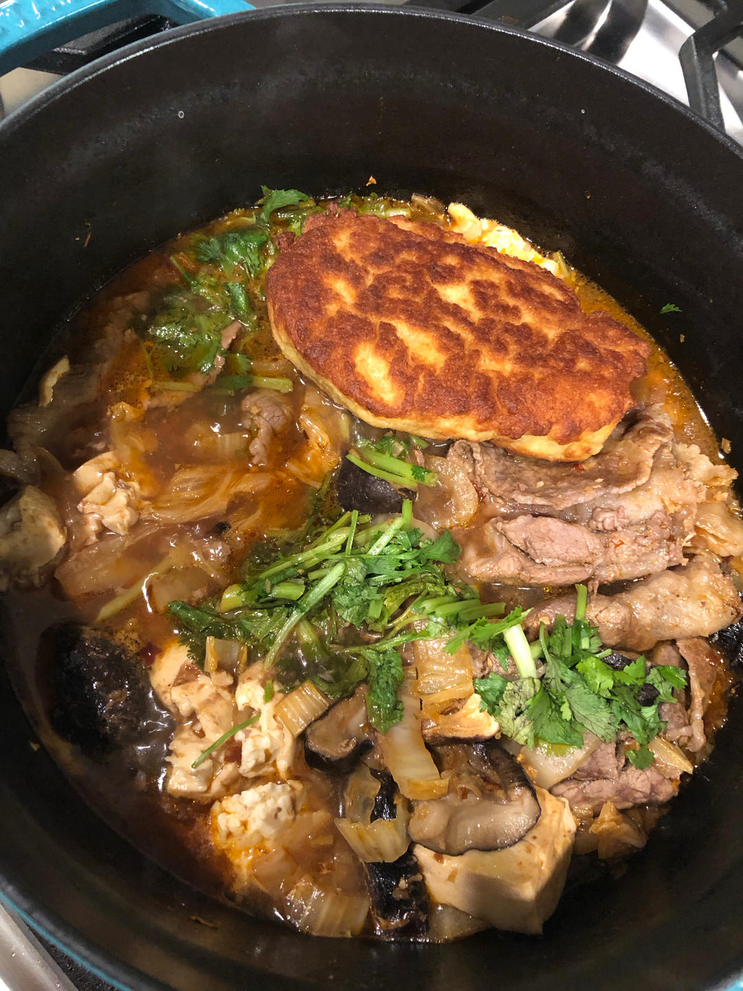 杂粮发面饼