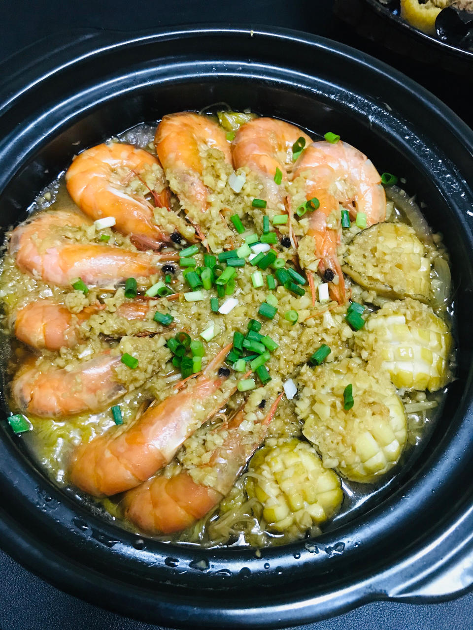 鲍鱼虾粉丝煲