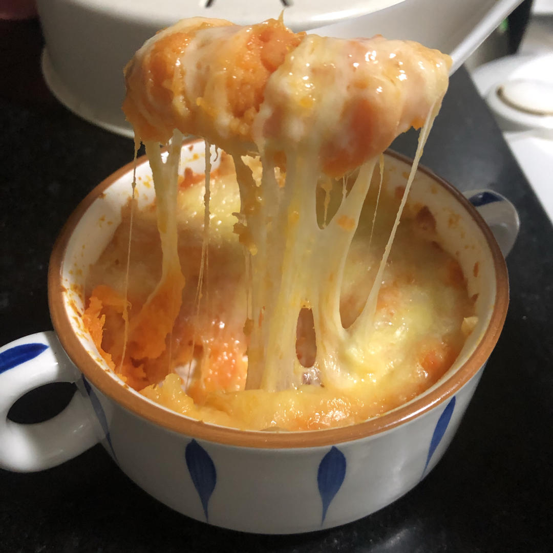 超拉丝芝士焗红薯❗奶香浓郁