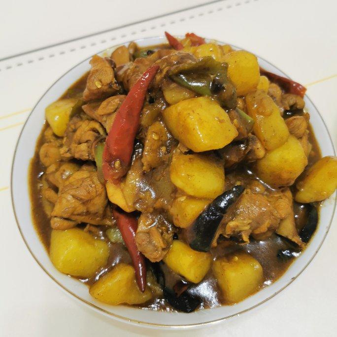 做饭给你吃u做的土豆炖鸡块