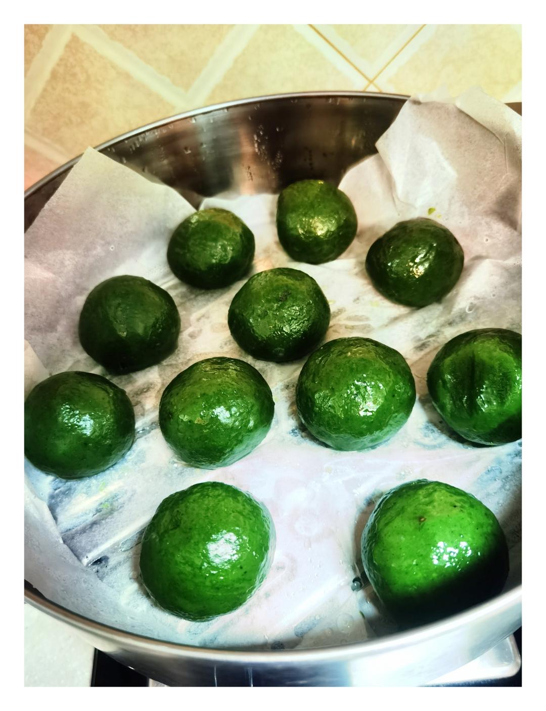 🔥色泽碧绿，三天不会硬的青团