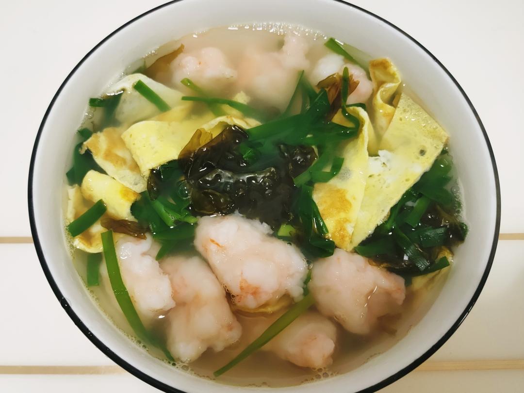 紫菜虾滑汤