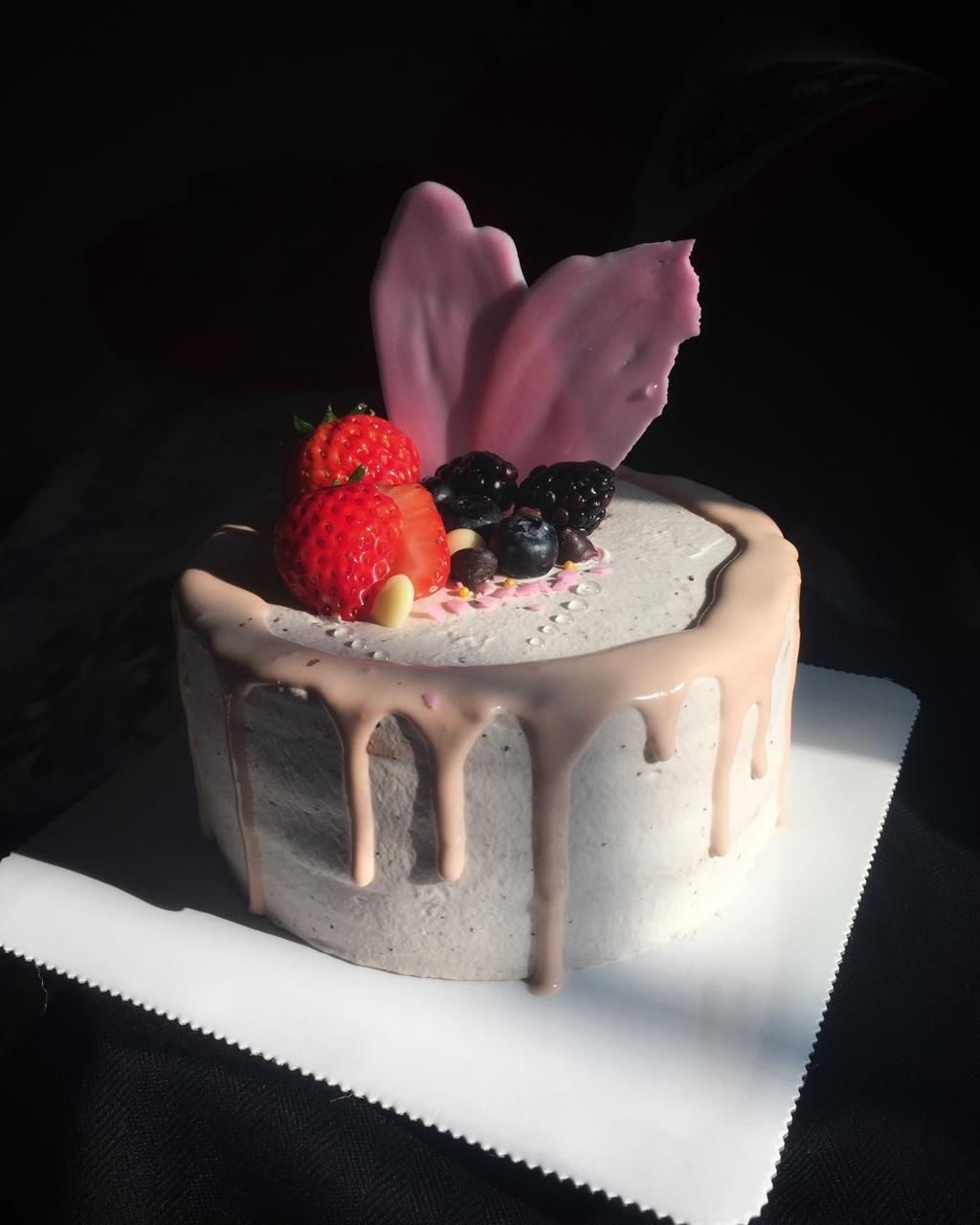 盐味摩卡奶油蛋糕/喜欢海盐摩卡的, 不妨一试。/「海绵及其衍生」烘焙视频蛋糕篇5