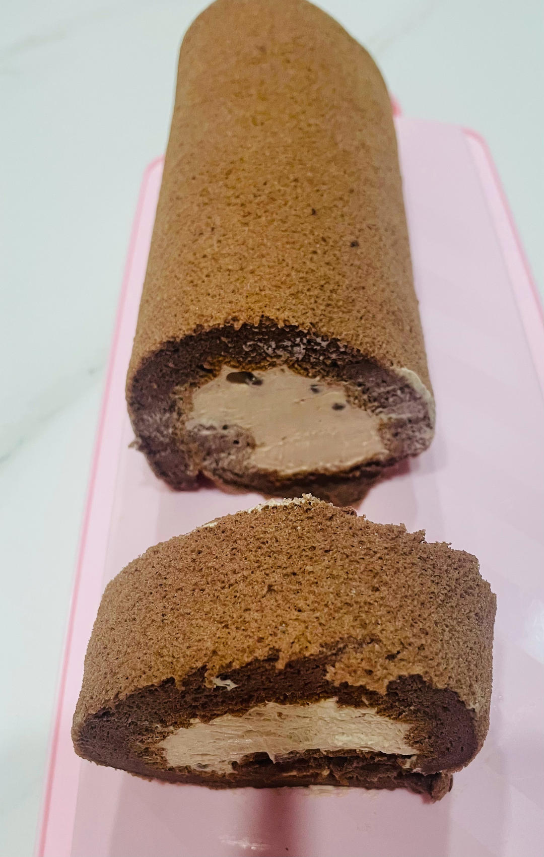 私房爆单🔥可可蛋糕卷丨不消泡卷不裂的配方分享