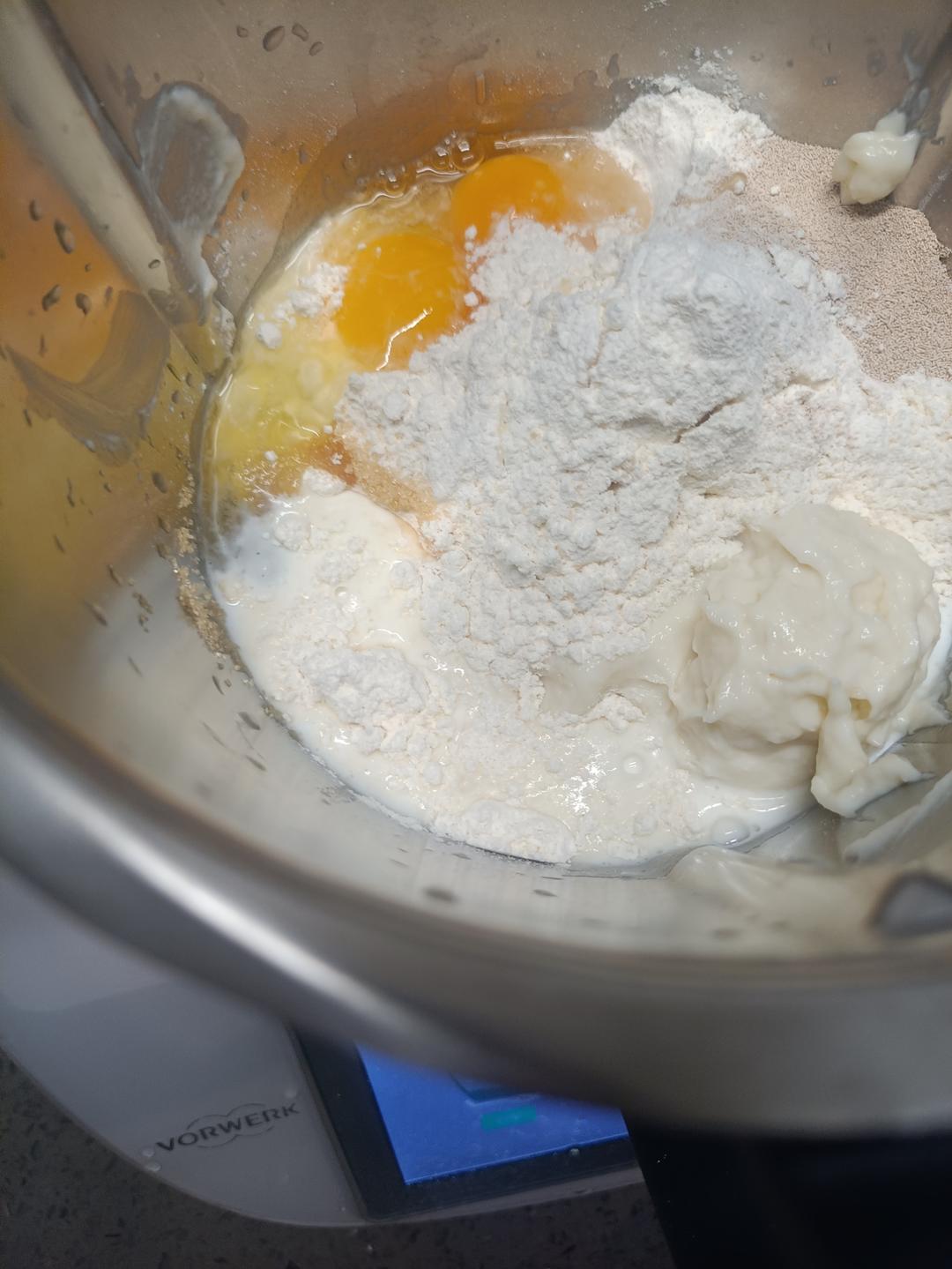 纯奶手撕吐司的做法 步骤1