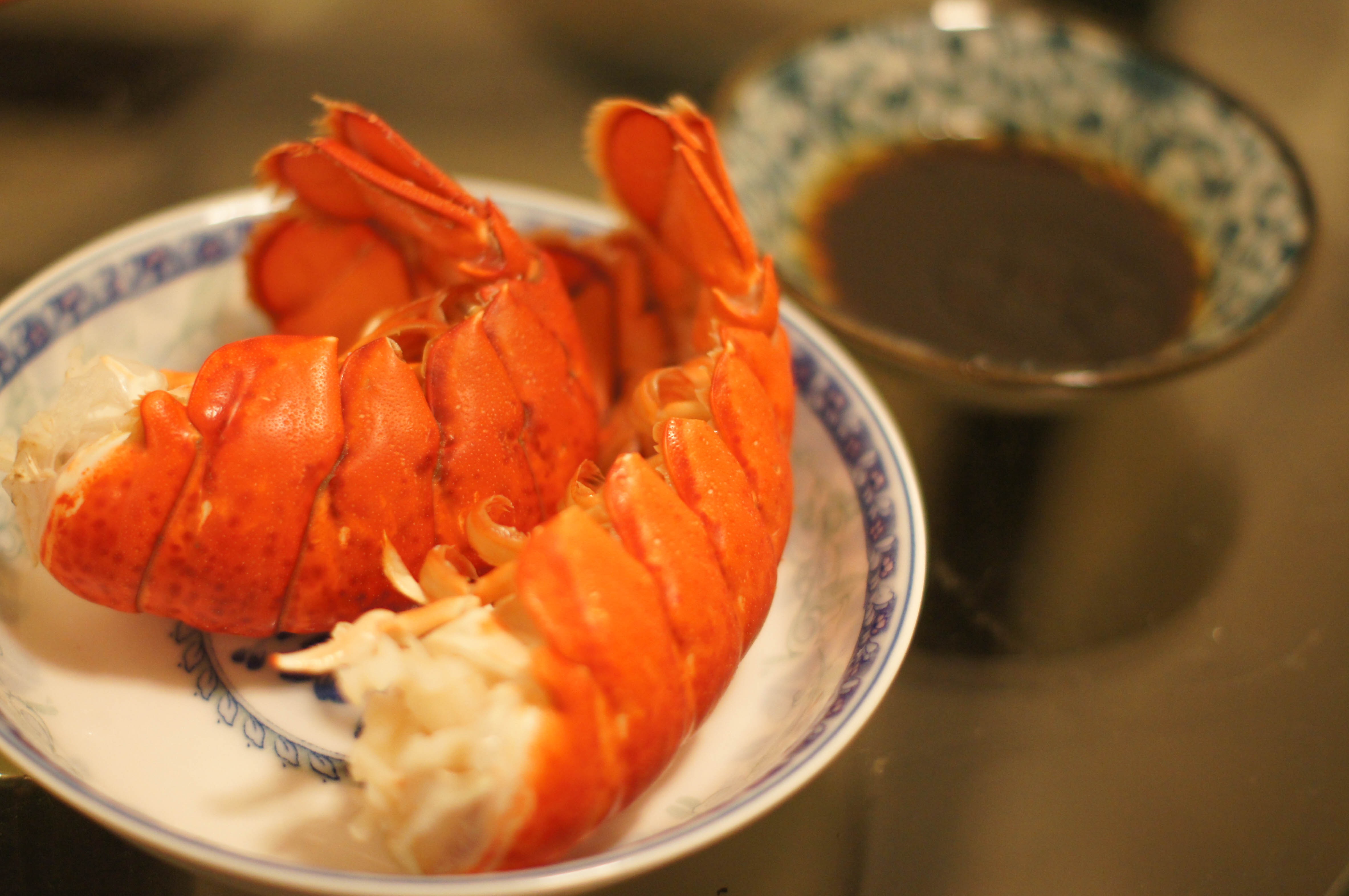 龙虾两吃 清蒸+煲粥