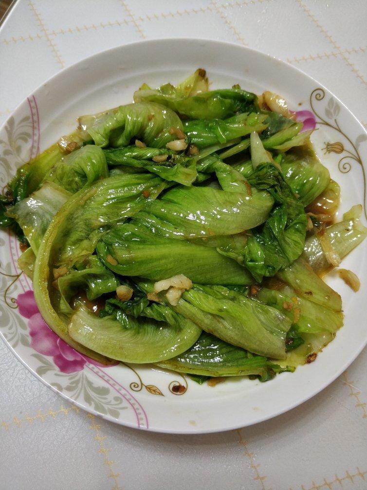 queen-318做的蚝油生菜(简单版)