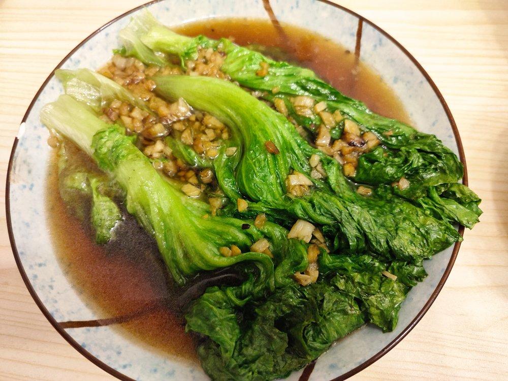 超级好吃低脂低热量的～蚝油生菜