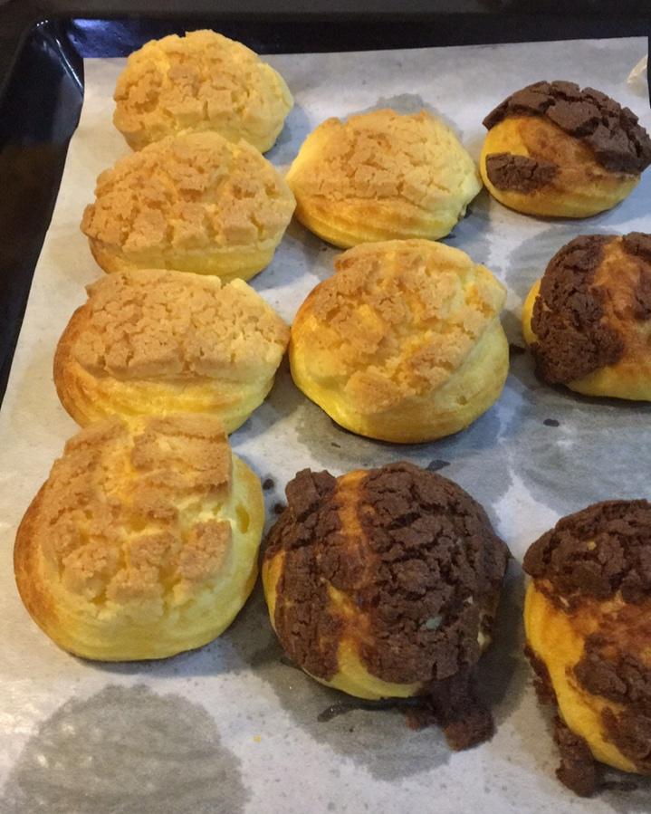十分美味的酥皮泡芙