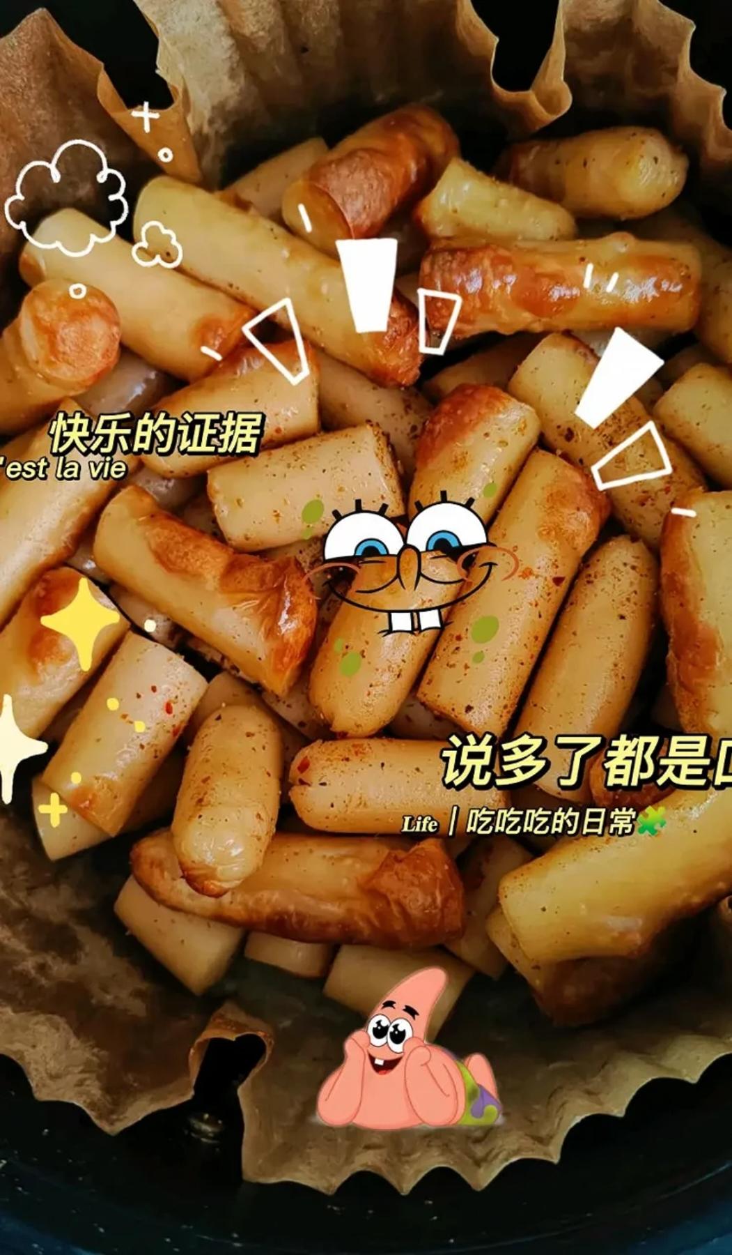 唇齿留香回味无穷的空气炸火腿肠