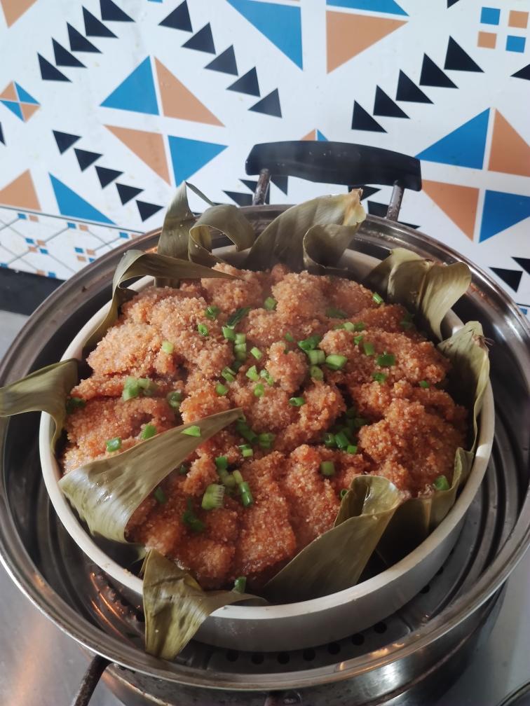 粉蒸肉-南瓜蒸肉-私厨的做法