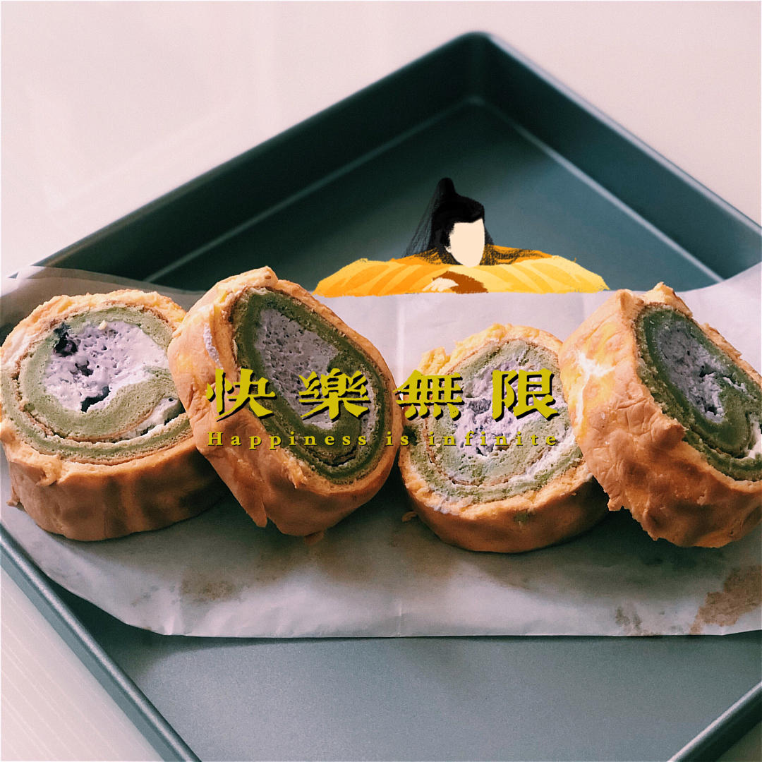 春天色 虎皮蛋糕卷.戚风蛋糕卷 by pink-rabbit