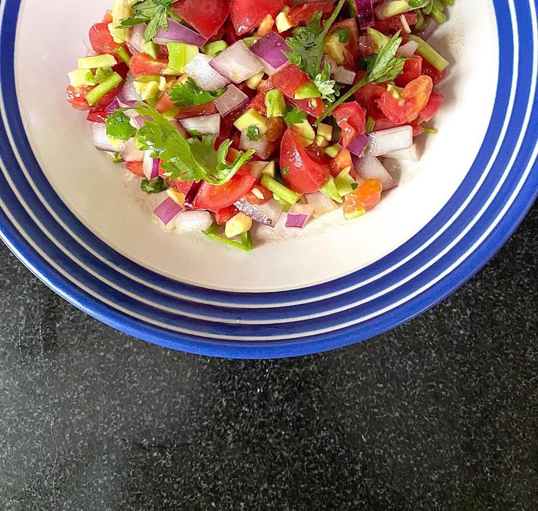 清爽开胃又低卡- 墨西哥牛油果莎莎酱 Mexican Avocado Salsa