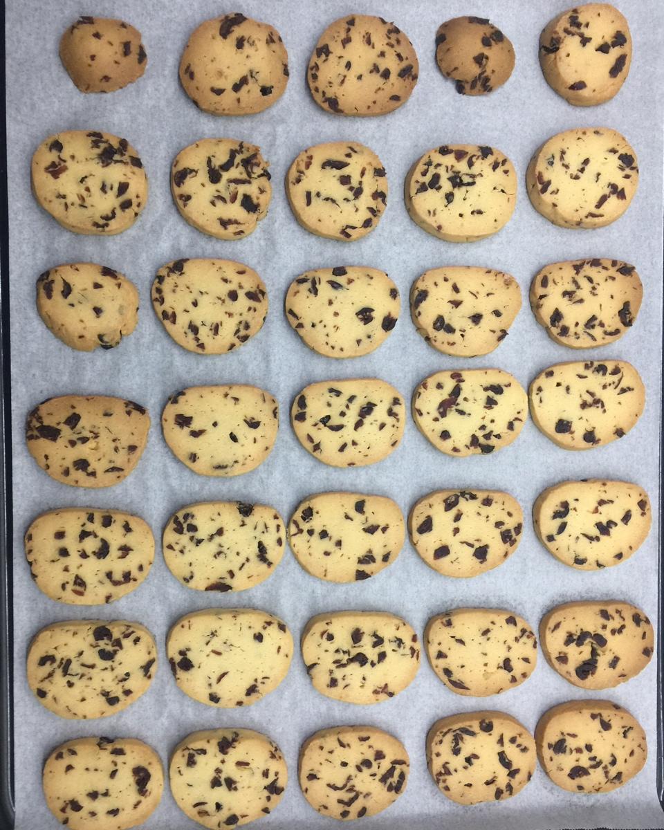 低糖少油版蔓越莓饼干