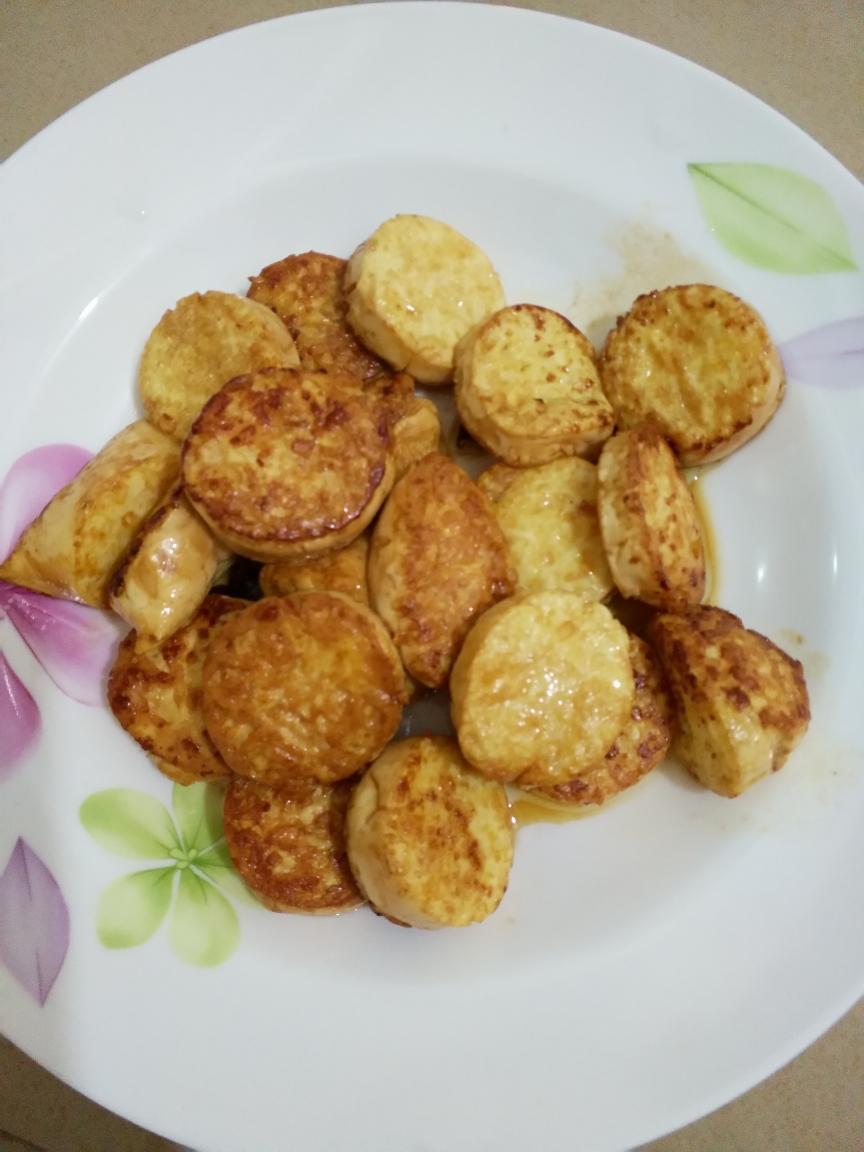 香煎日本豆腐的做法
