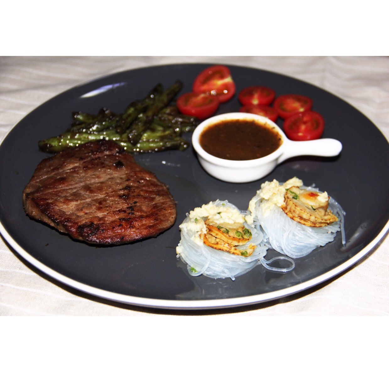 蒜蓉肉末烤茄子