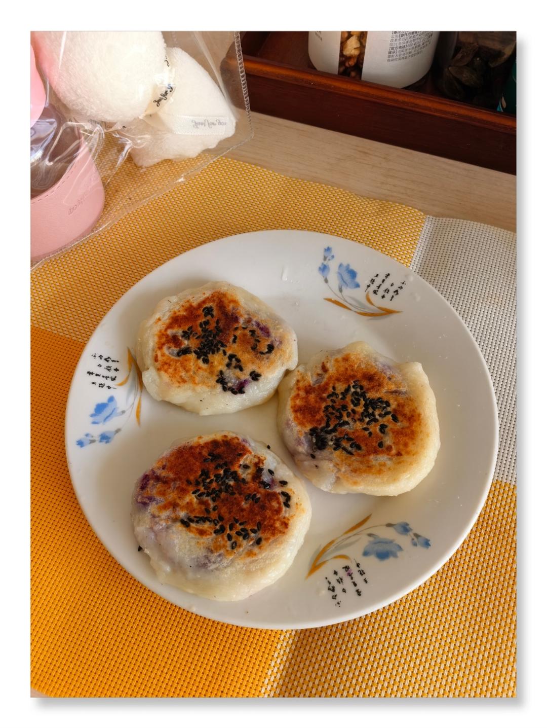 山药紫薯饼—快手早餐