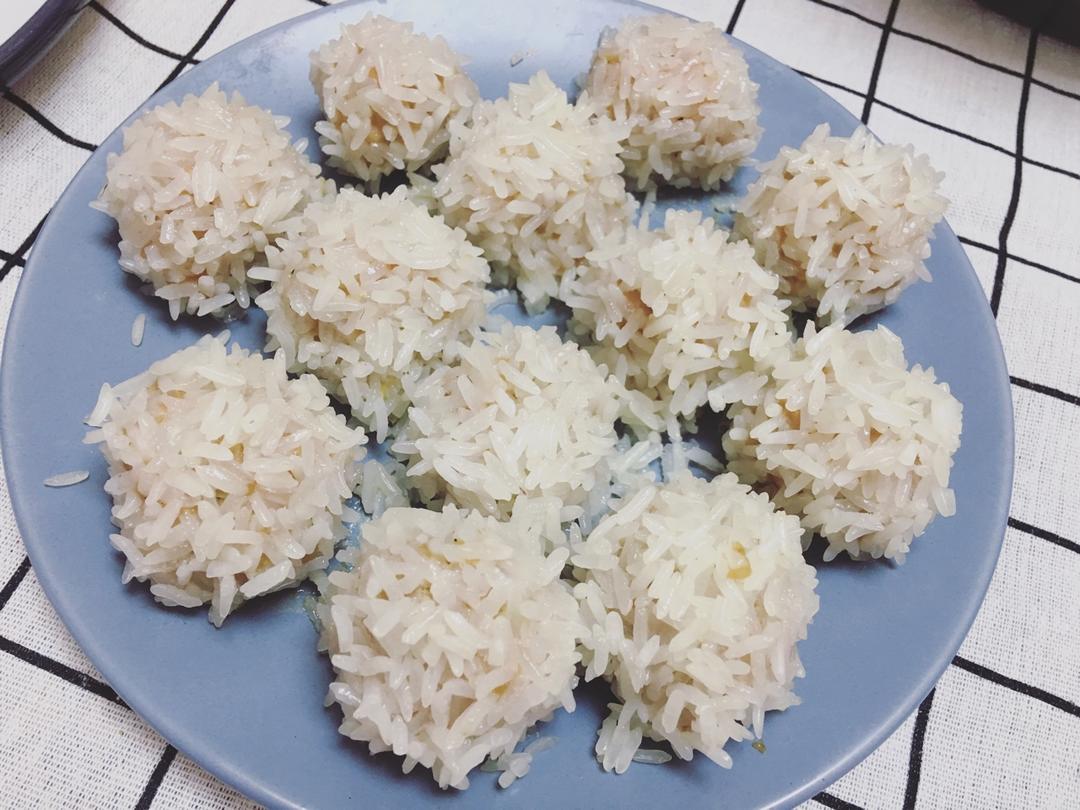 蒸糯米丸子