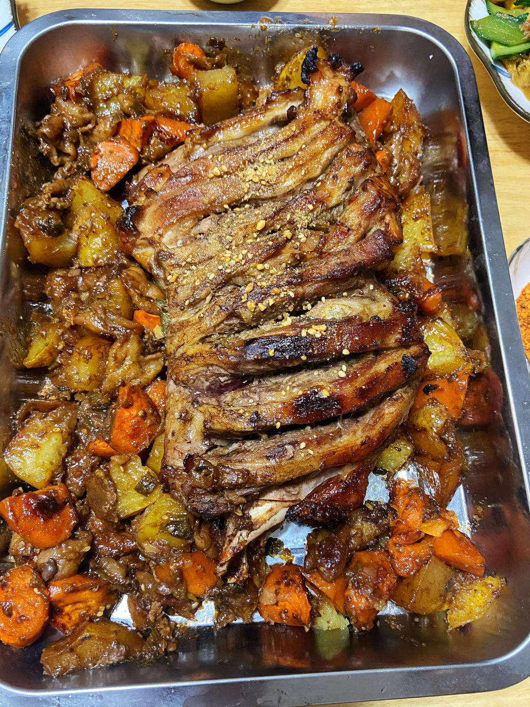 生烤羊腿家庭烤箱版