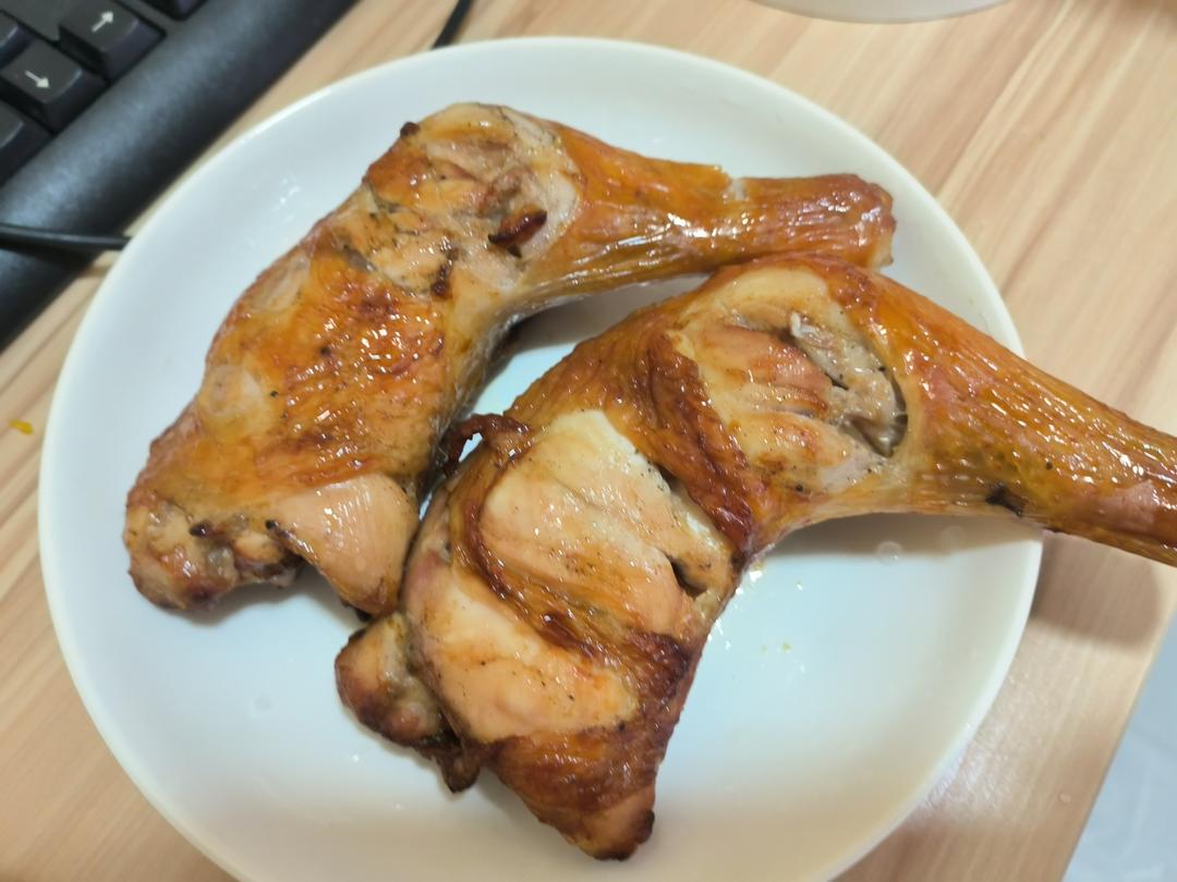 空气炸锅炸鸡腿，好吃到同事都来要教程